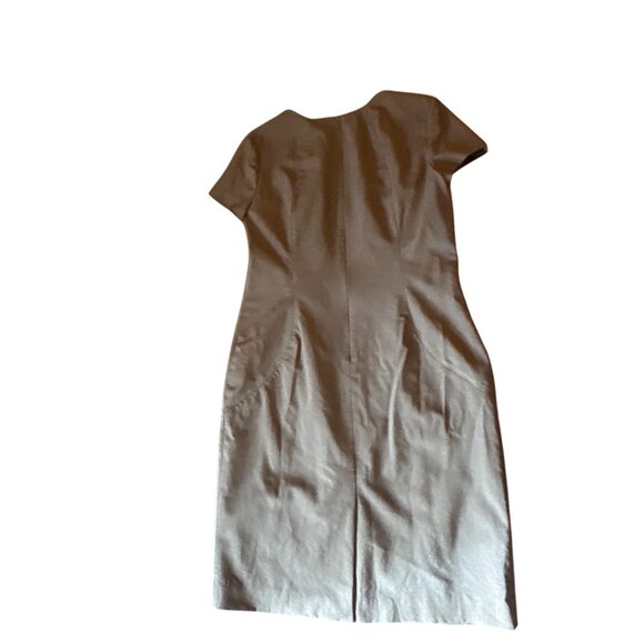 Brooks Brothers Womens Short Sleeve Sheath Dress Professional Work Funeral - Picture 5 of 5